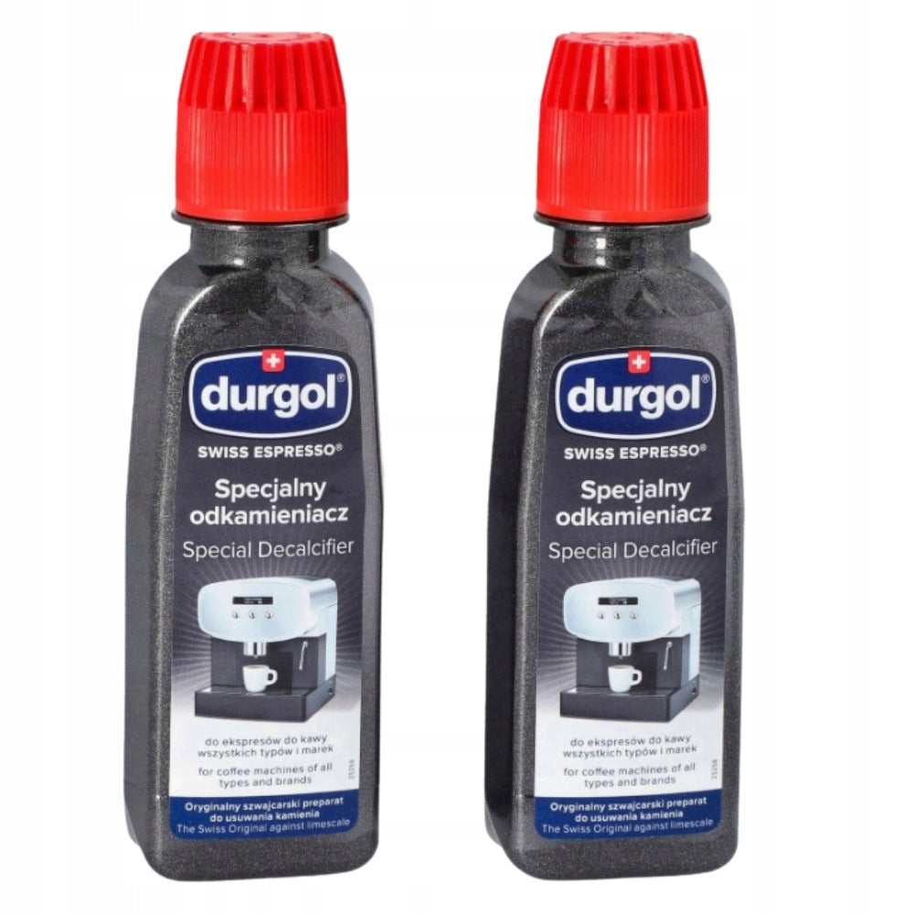 DURGOL Swiss Espresso Liquid Descaler for Espresso Machines Liquid 2x125ml Manufacturer code 7640170981117