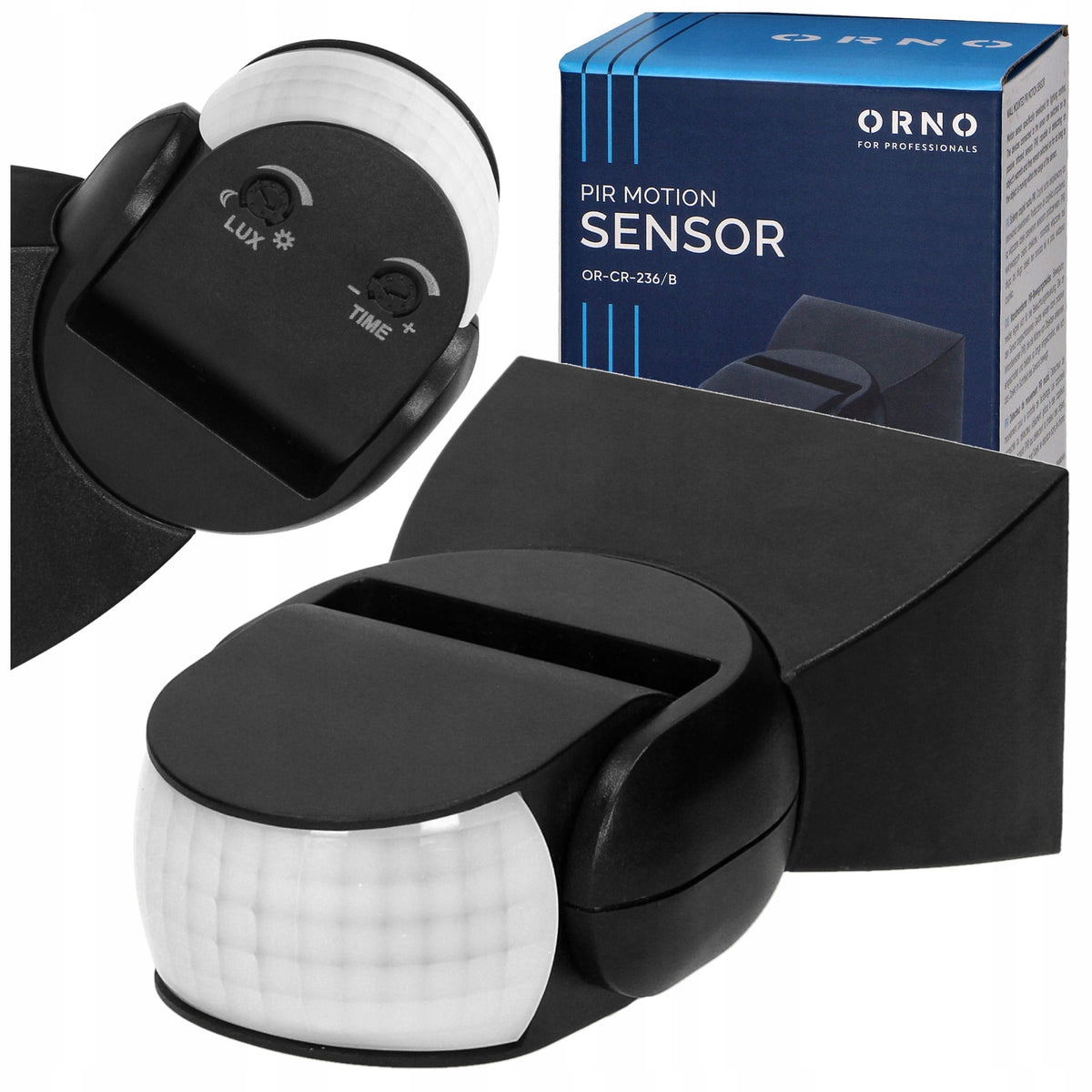DUSK MOTION SENSOR EXTERNAL IP65 ADJUSTMENT