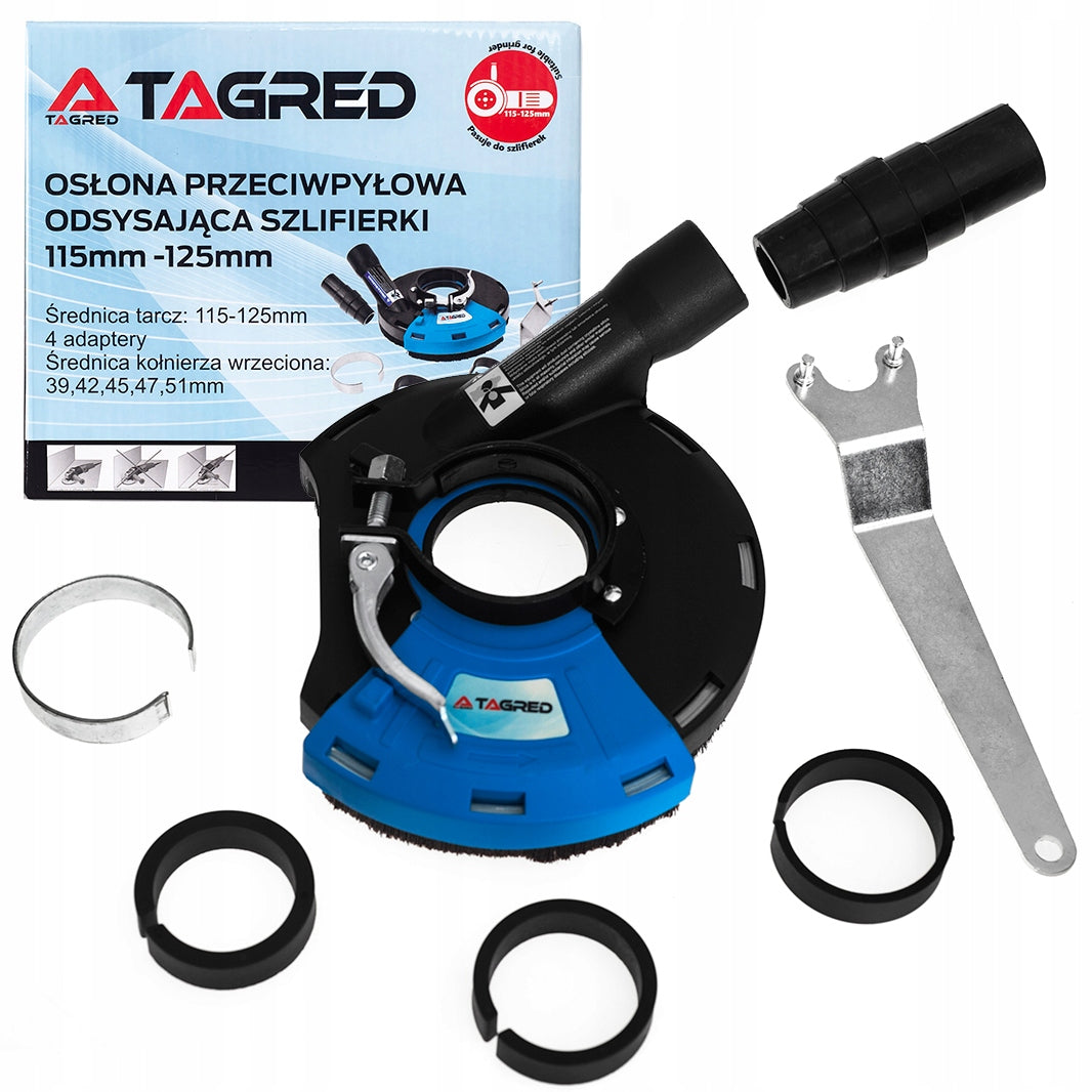 DUST COVER FOR GRINDER SUCTION TIGHT 115-125MM