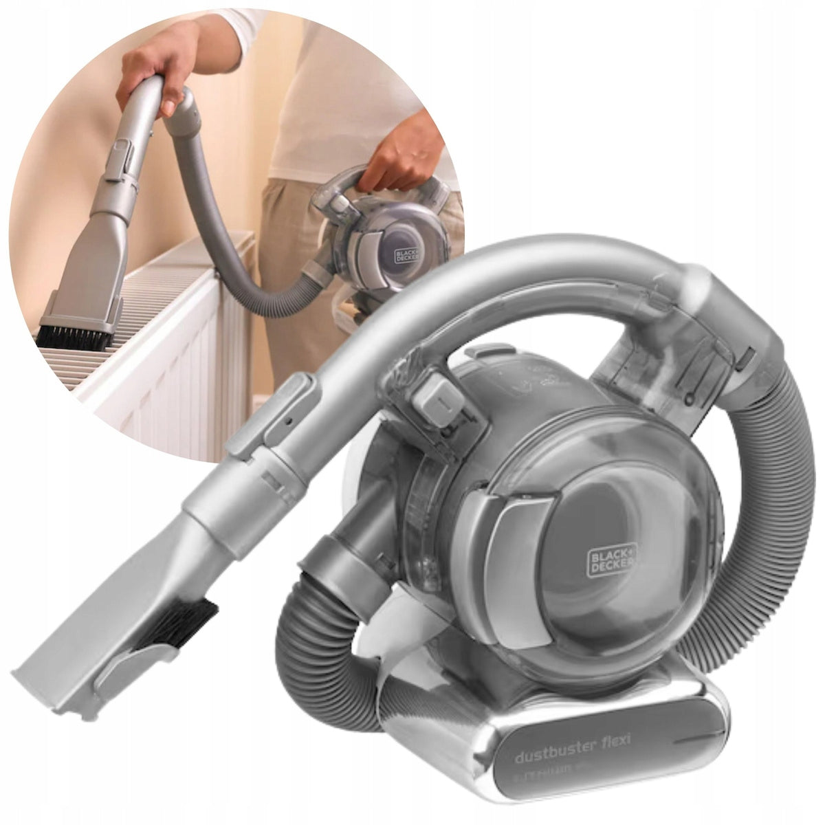 DUSTBUSTER FLEXI 18V 1.5AH BLACK&DECKER PD1820L HANDHELD VACUUM CLEANER