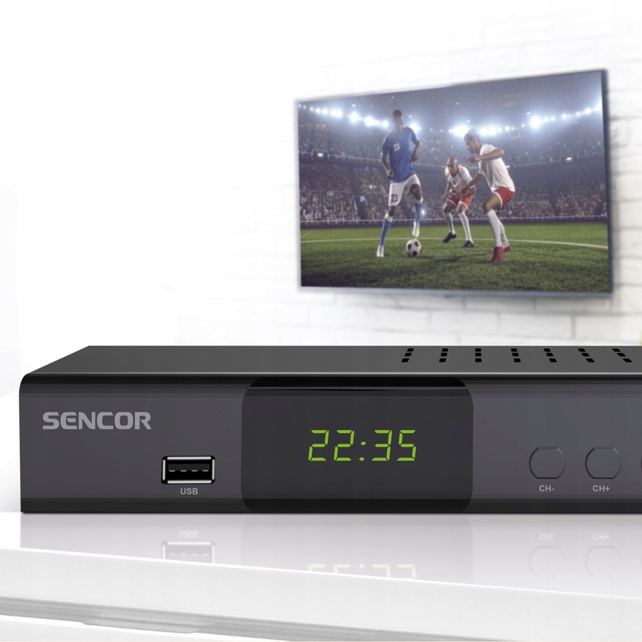 DVB-T Receiver Sencor SDB 5007T USB SCART Connector Model SDB 5007T