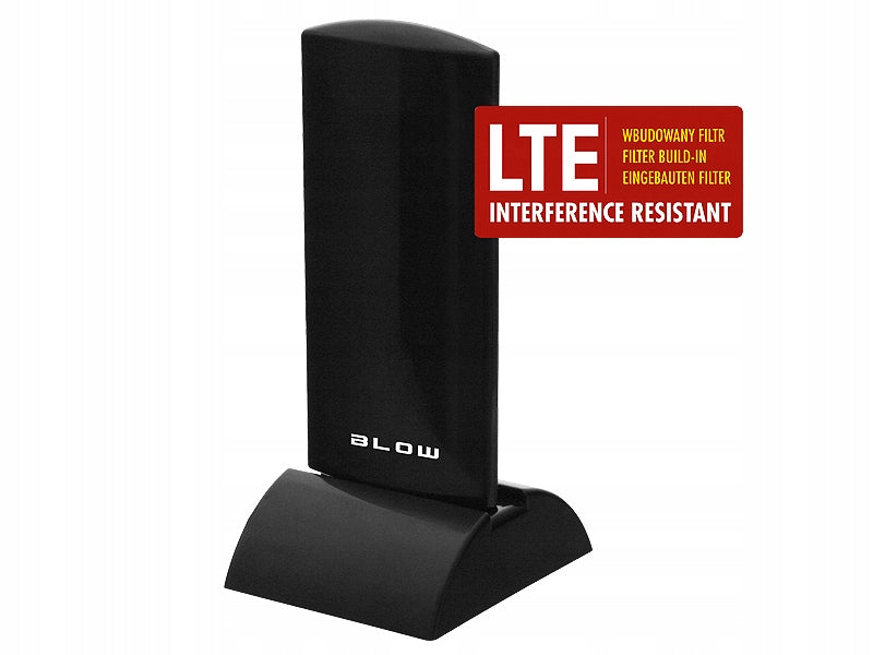 DVB-T antenna for indoor terrestrial television + 3m concentric power supply Brand Blow