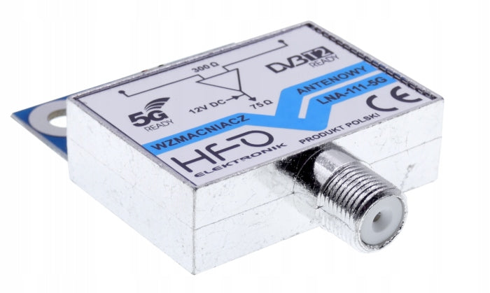 DVB-T2 Antenna Amplifier LNA-111 5G 15dB Power Supply 12V Brand no brand