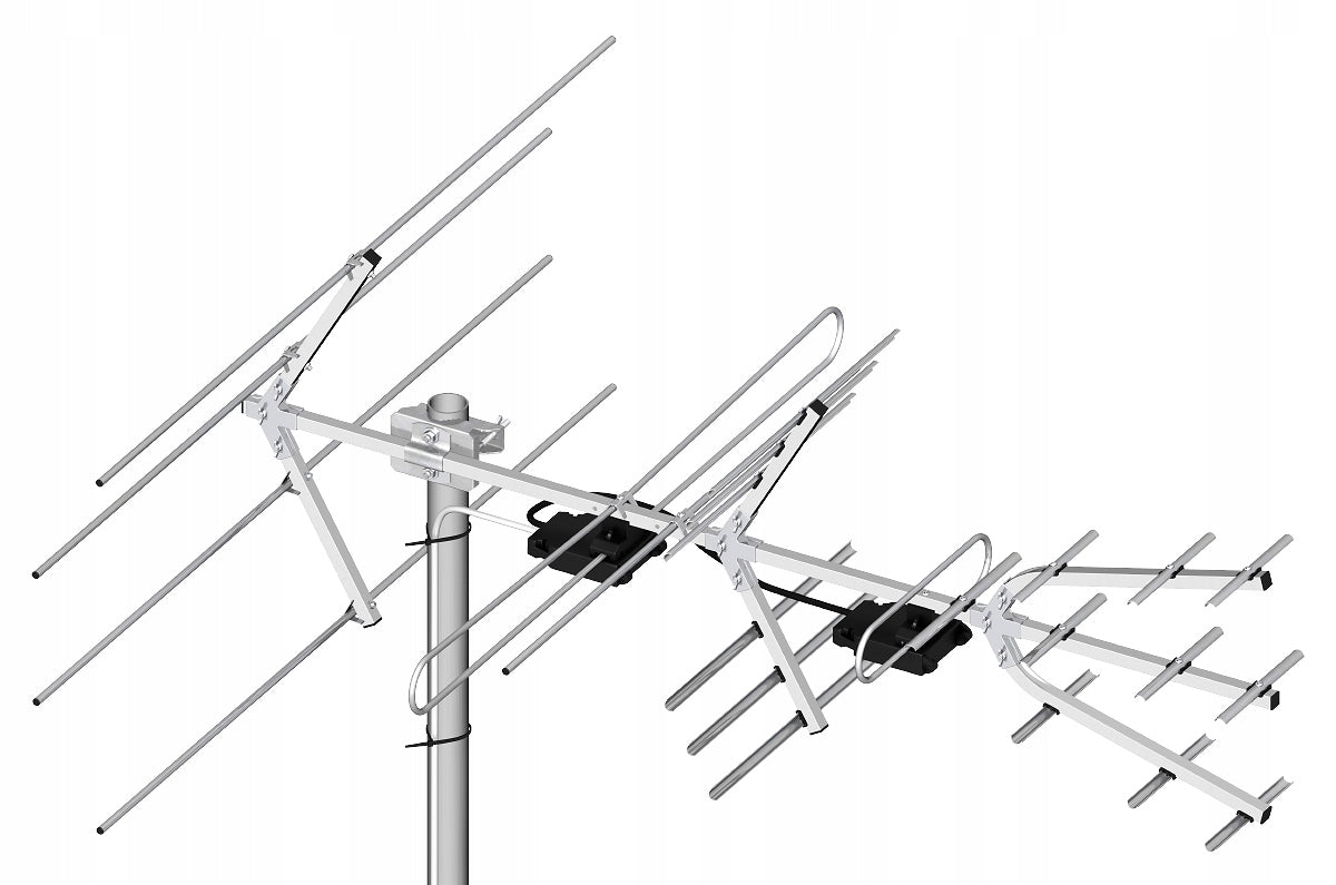 DVB-T2 COMBO ANTENNA A2810 5-12/21-48 VHF/UHV DIPOL