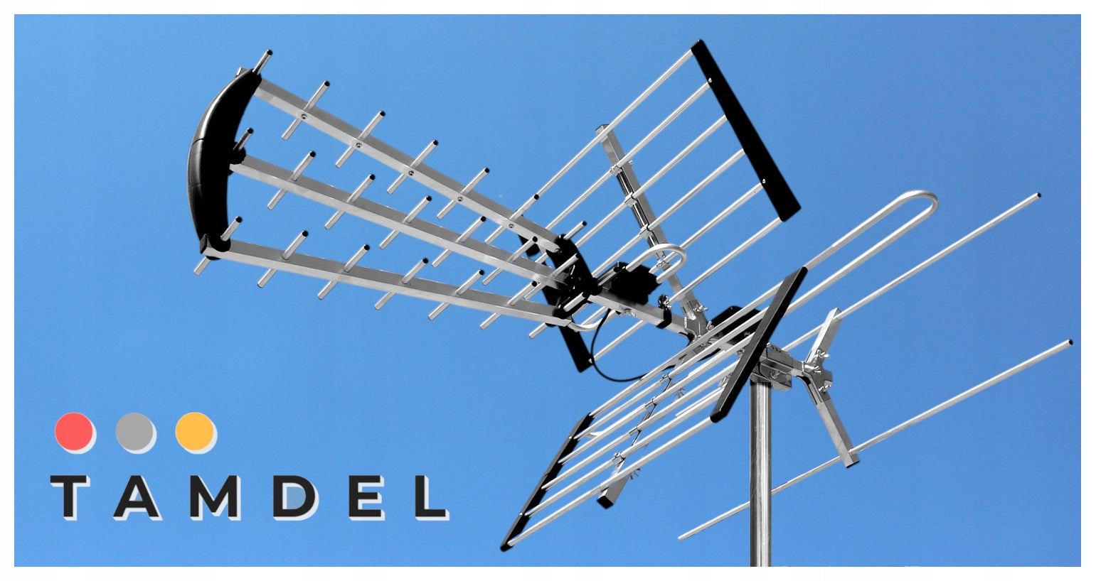 DVB-T2 COMBO MUX8 4K LTE terrestrial TV antenna active with amplifier Manufacturer code TAZ-26 + WZMACNIACZ + ZASILACZ