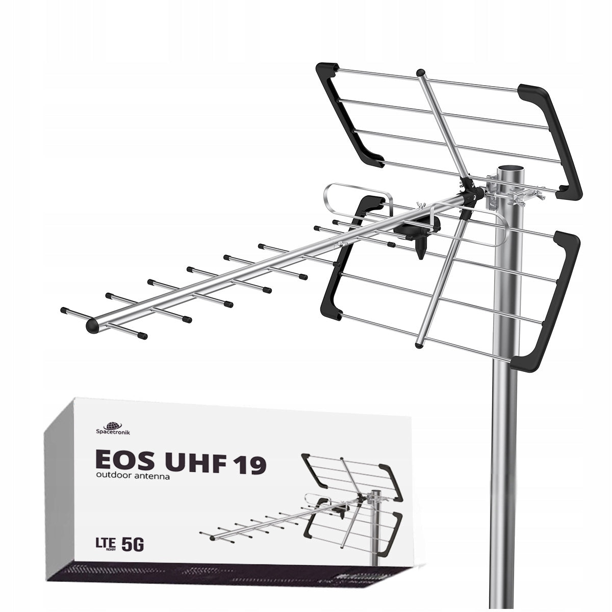 DVB-T2 Directional Antenna for Terrestrial TV Spacetronik MUX8 LTE 4K UHF Filter