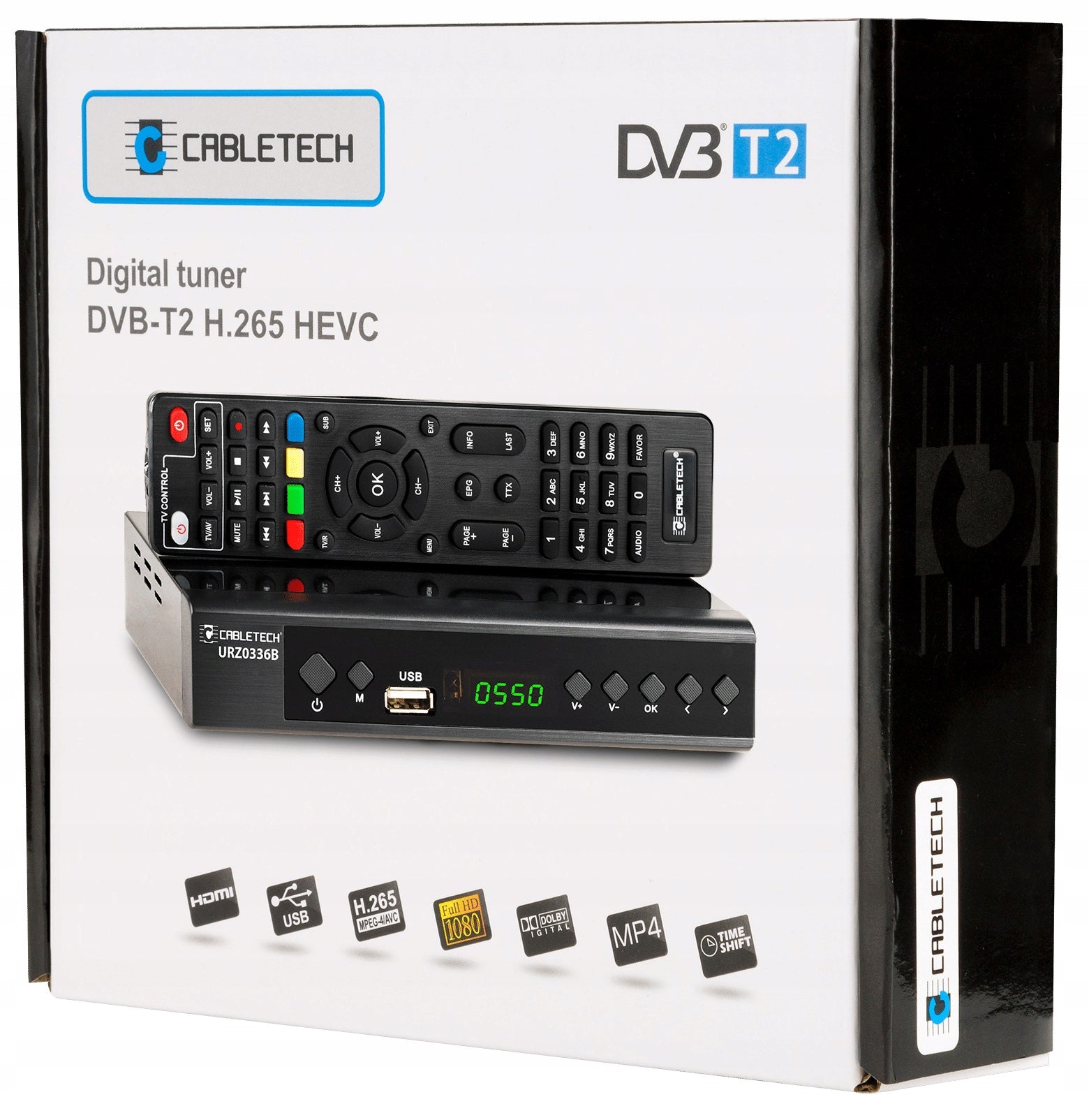 DVB-T2 H.265 HEVC Digital Terrestrial TV Tuner Cabletech