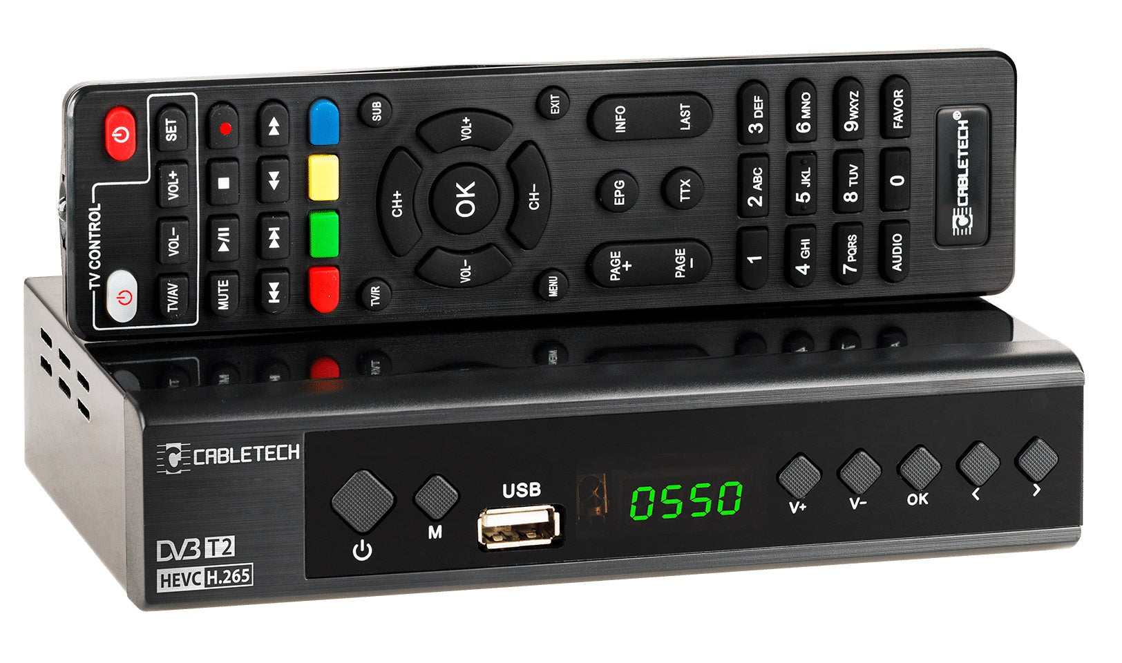 DVB-T2 H.265 HEVC Digital Terrestrial TV Tuner Cabletech