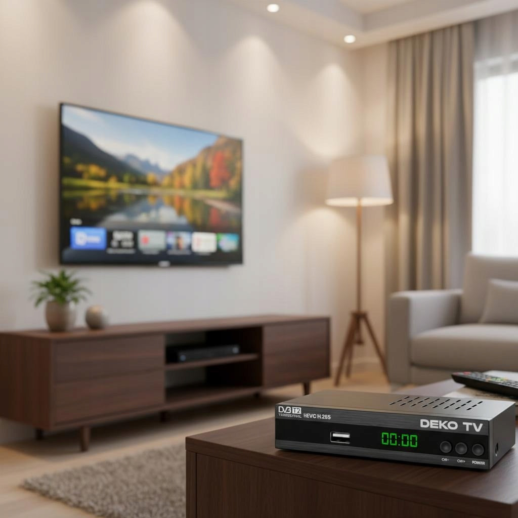 DVB-T2 Terrestrial TV Tuner for DekoTV PRO2 HEVC H.265 Manufacturer code Tuner Dekoder TV H.265 DVB-T2 Satelitarny