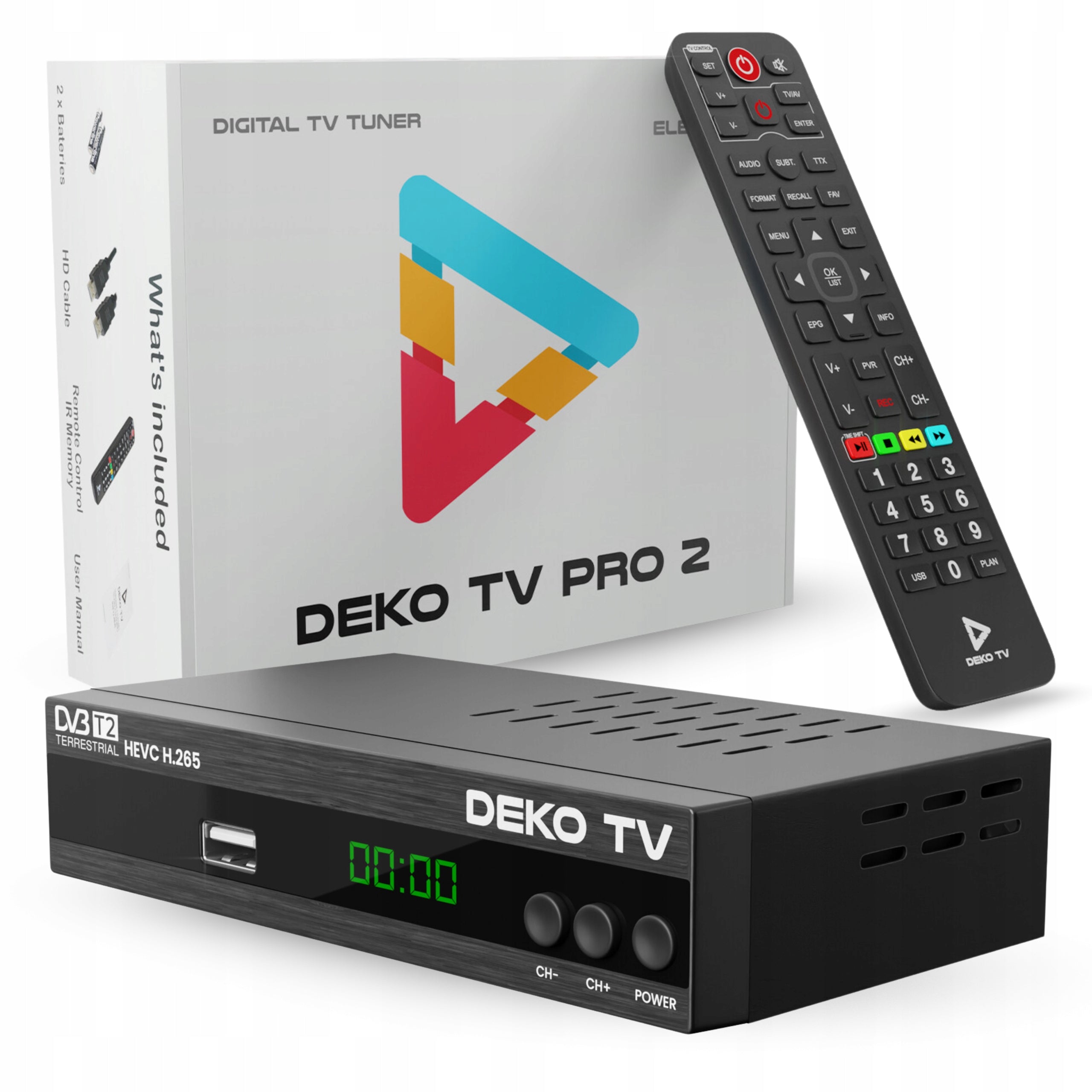 DVB-T2 Terrestrial TV Tuner for DekoTV PRO2 HEVC H.265
