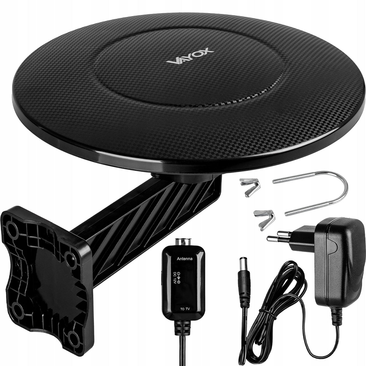 DVBT2 ANTENNA FOR TERRESTRIAL TV OMNIDIRECTIONAL MUX8 4K 5G LTE FILTER Digital360 VAYOX
