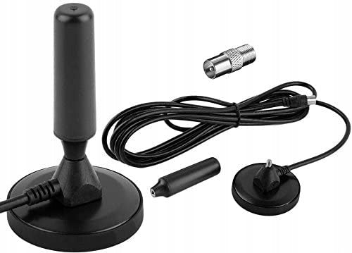 DVBT2 TV FHD 4K MUX-8 LTE ACTIVE ROOM ANTENNA MAGNET AMPLIFIER 5mF/IEC