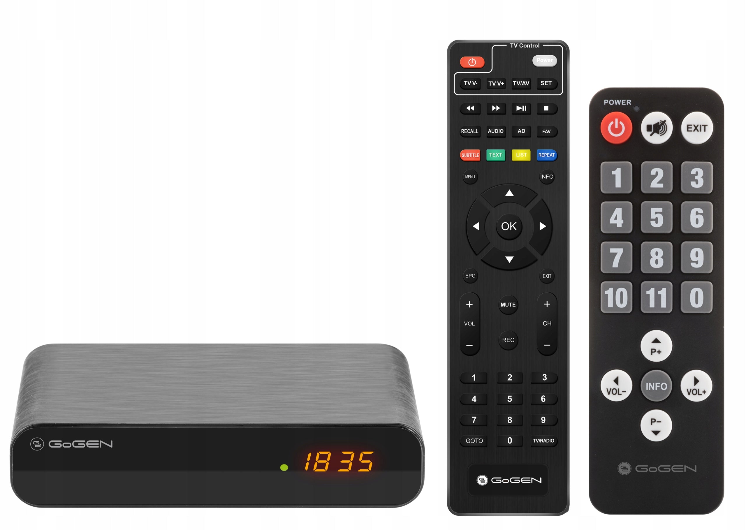DVBT2 tuner with PVR GoGEN 143T2SENIOR