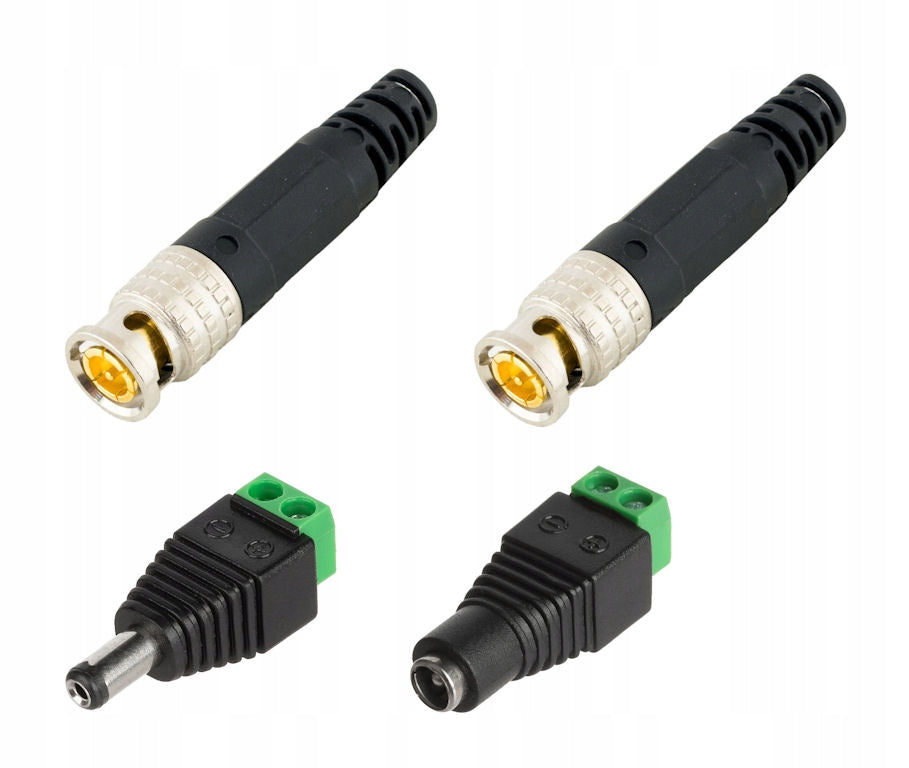 DVR CAMERA CONNECTORS SET OF CONNECTORS FOR AHD HD-CVI HD-TVI CAMERAS