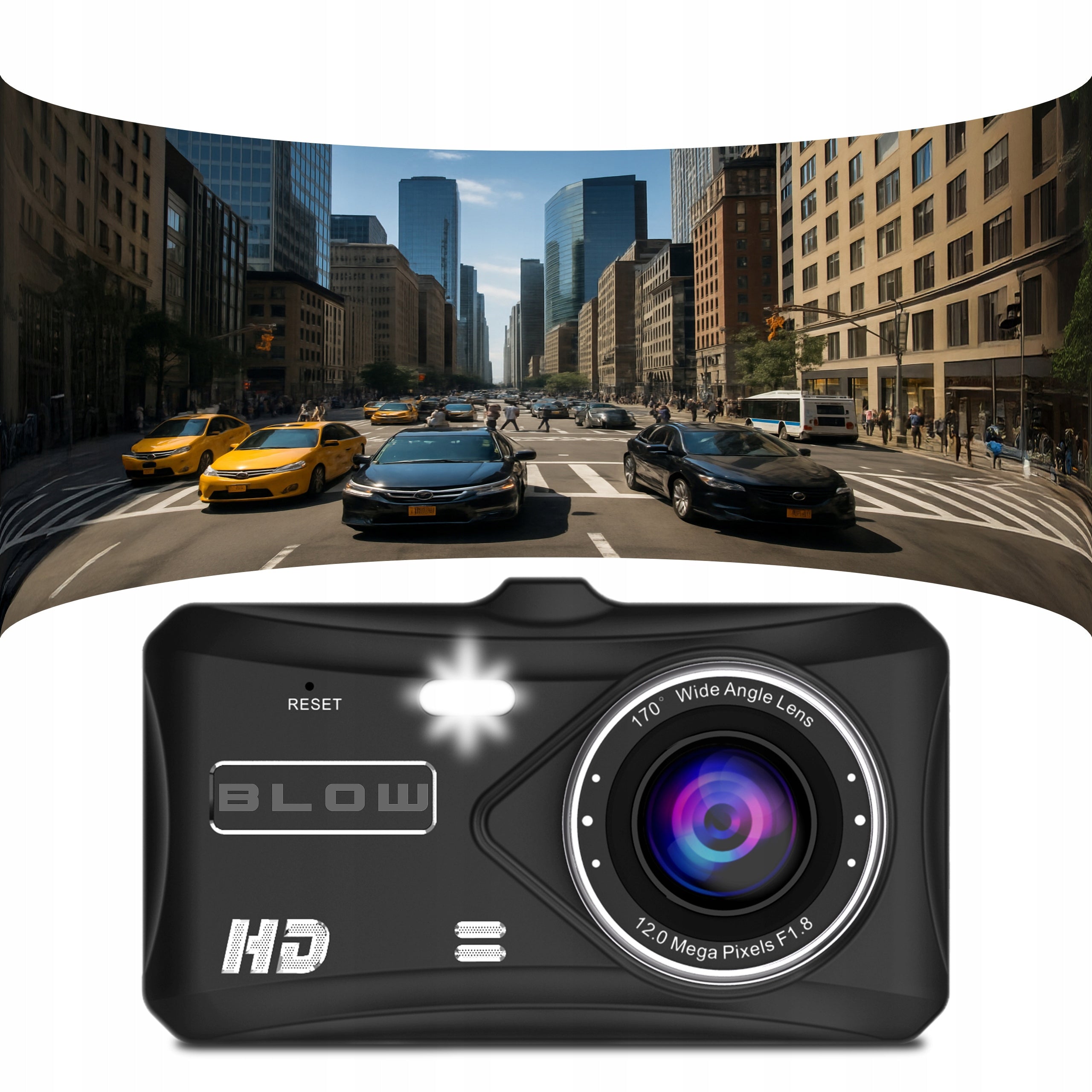 DVR CAR CAMERA REVERSING FULL HD TOUCH SCREEN FRONT REAR Memory card included none