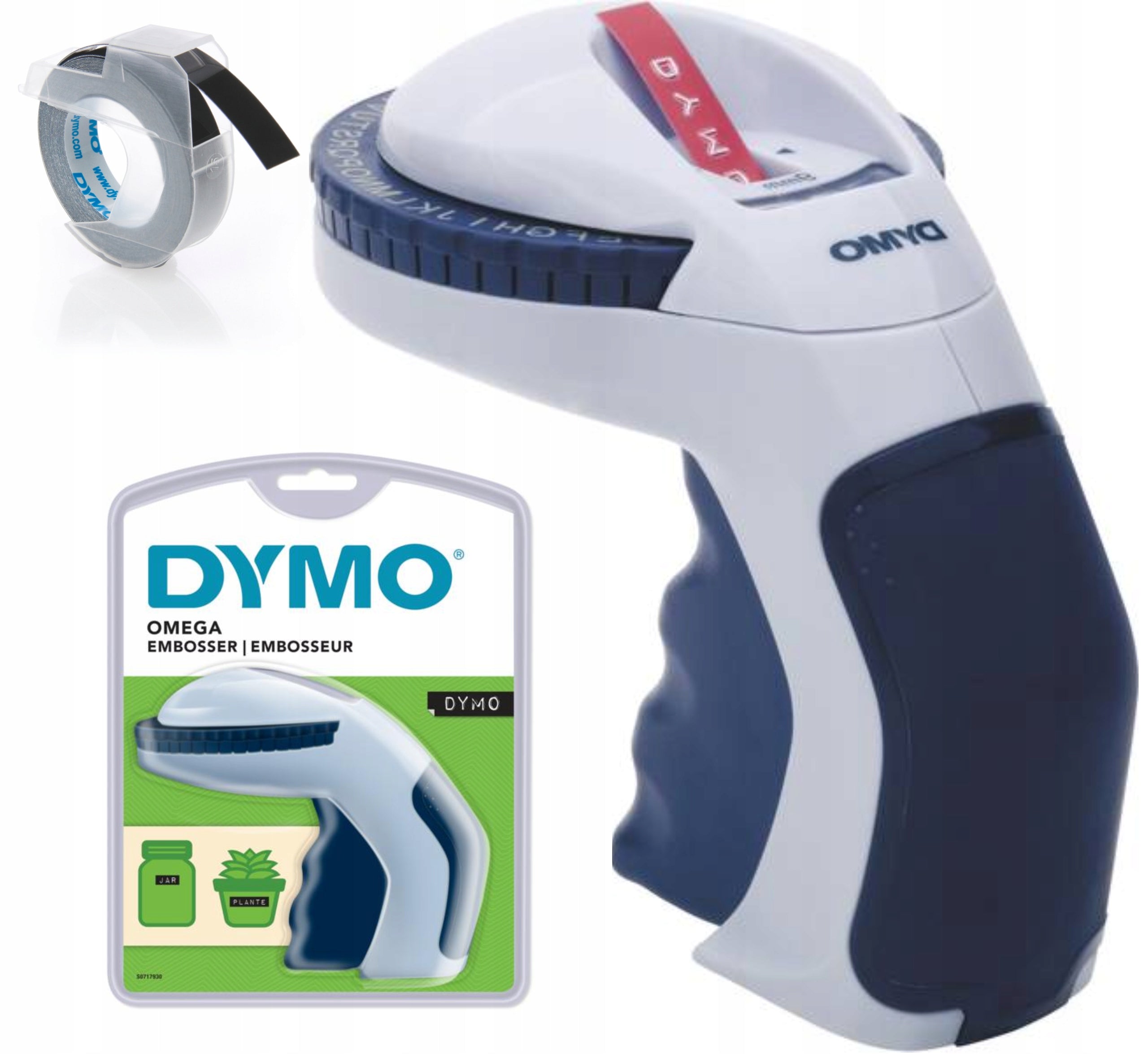 DYMO OMEGA S0717930 Label Extruder for HOME OFFICE + 3D Tape 9mm