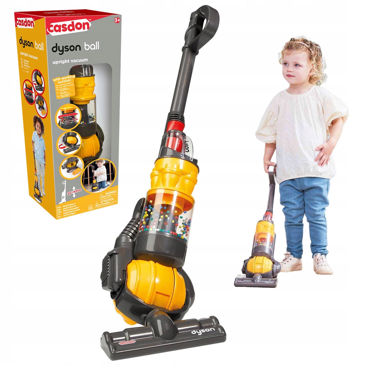DYSON VACUUM CLEANER FOR CHILDREN CASDON WIRELESS VERTICAL SOUND FOR PLAY