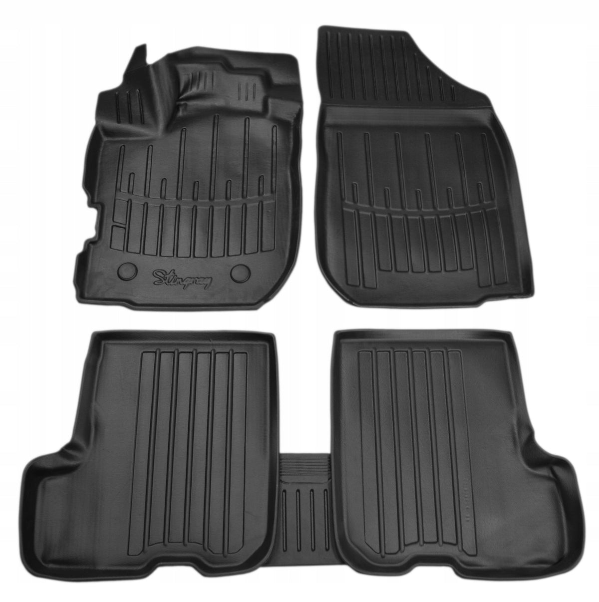 Dacia Sandero Stepway II 12-20r. / 5 el. - Rubber mats, 3D troughs, Manufacturer Stingray