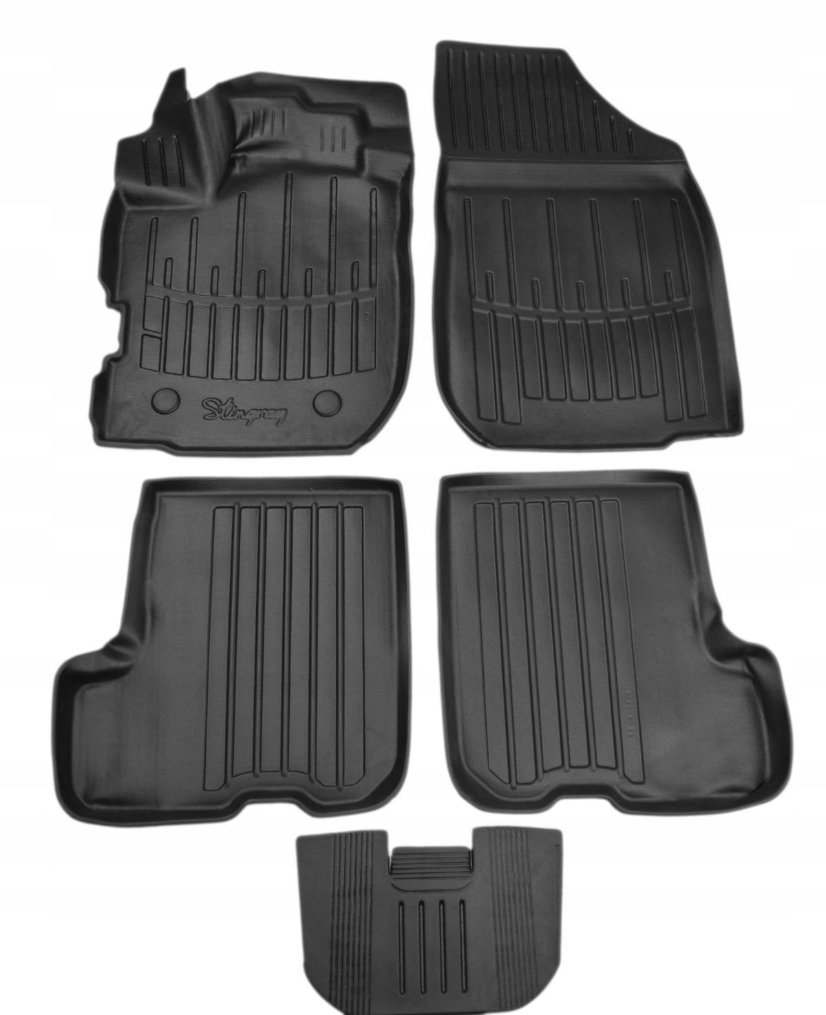 Dacia Sandero Stepway II 12-20r. / 5 el. - Rubber mats, 3D troughs,