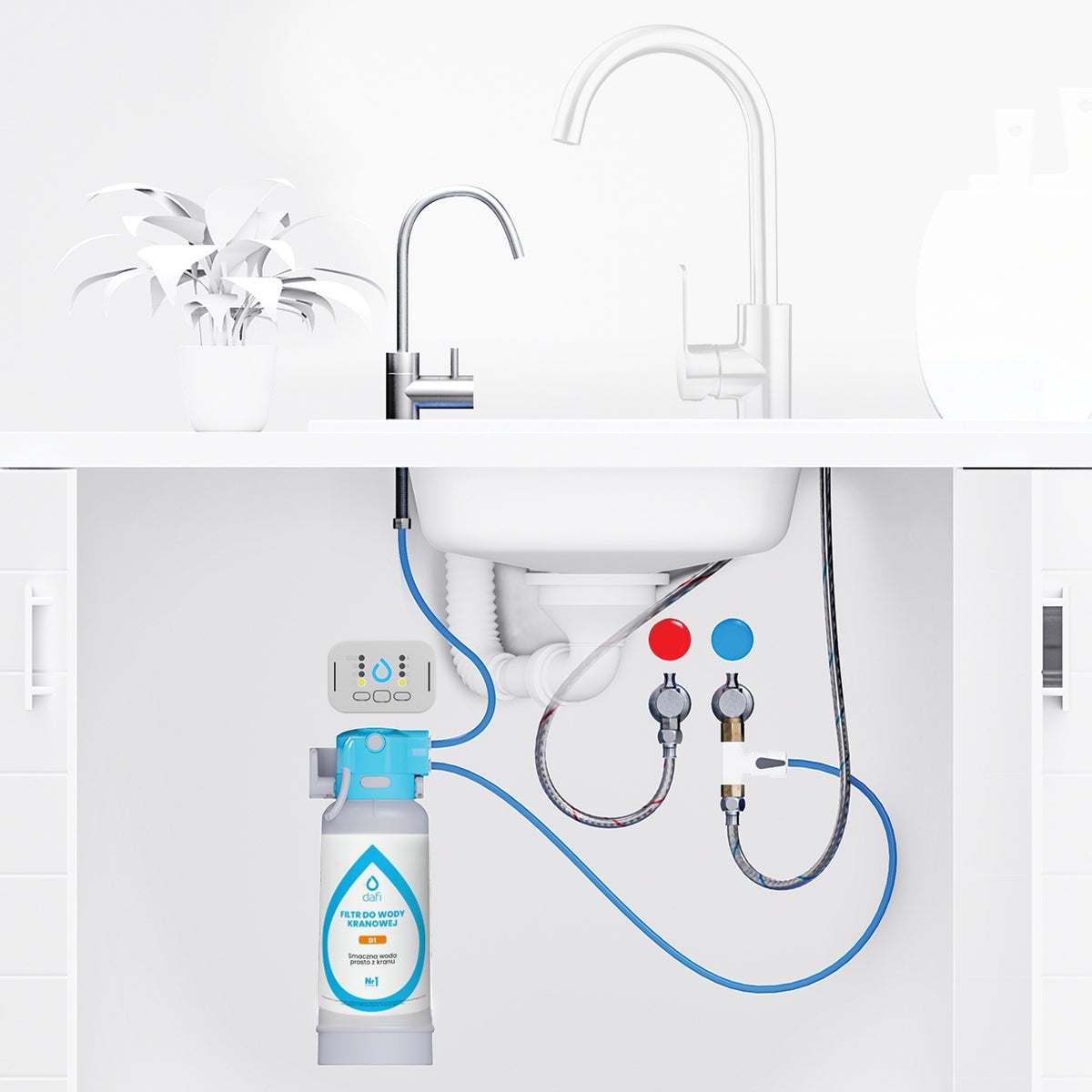 Dafi D1 water filter cartridge for Flow Comfort system Manufacturer code D1