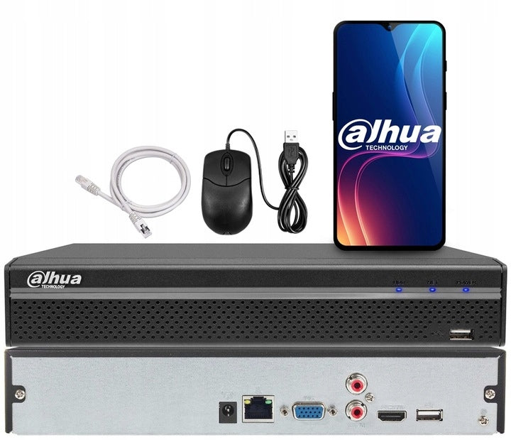 Dahua 6 Cameras 6Mpx IPC-HDW1639T-A-IL-0280B-S6 BLACK PoE Packaging status original