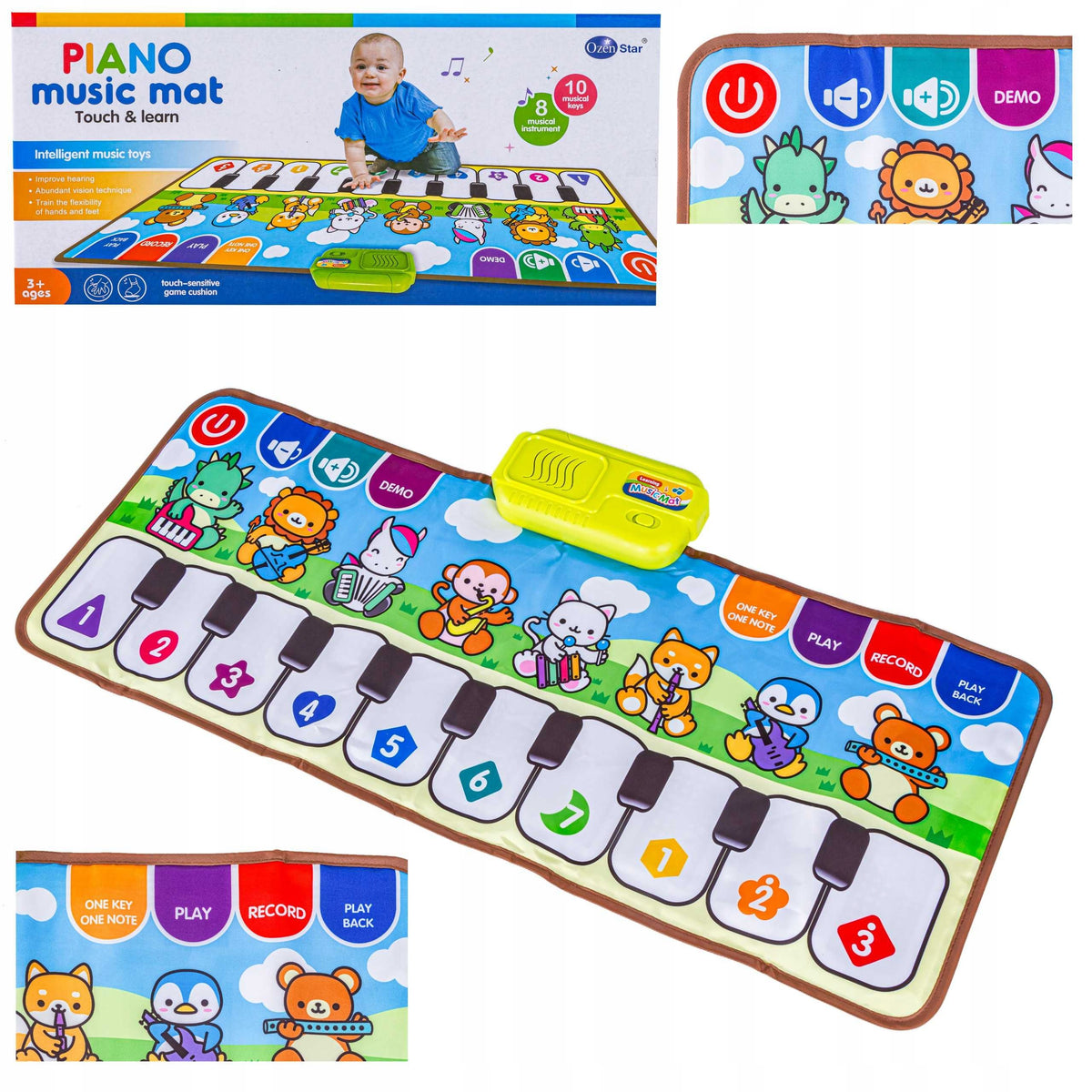 Dance Mat Musical Educational Piano Sounds Instruments For Kids