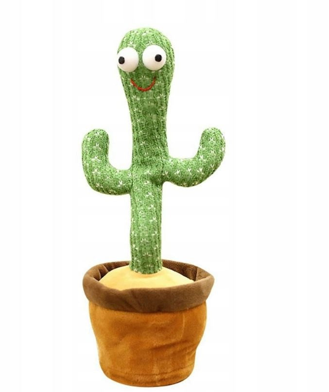 Dancing Cactus Playing Glowing Interactive Toy For Kids Repeater Packaging status original
