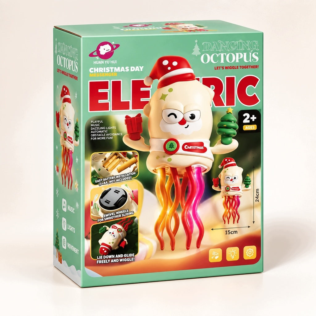 Dancing Octopus Christmas Electric LED Rides Santa Claus Gift 2+ Manufacturer code 5906893394170