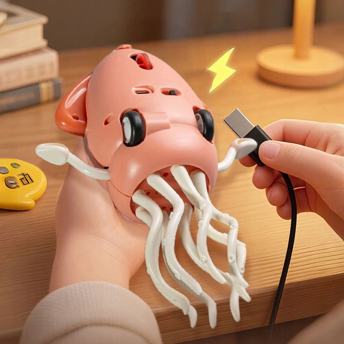 Dancing Octopus for Kids USB Interactive Toy with Music LED Fishing Rod Manufacturer code 158-21R