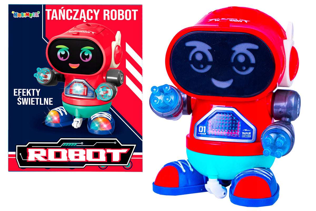 Dancing Robot Cheerful Robot Dance Light Effects