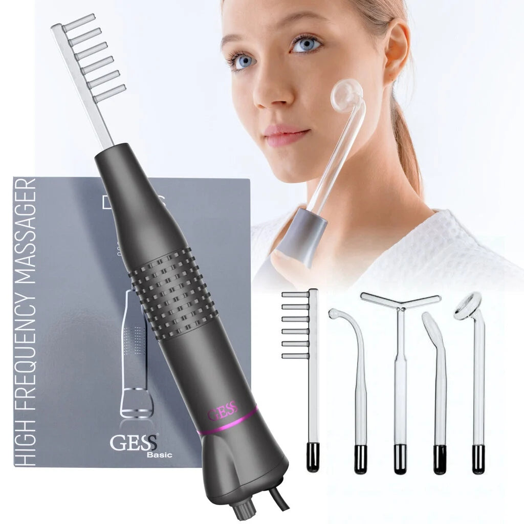 Darsonval Derma Wand 5 Electrodes Strongest 60W Face Care, GESS