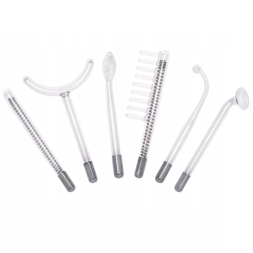 Darsonval Derma Wand 6 Electrodes Ozone Therapy for Face and Body Brand no brand