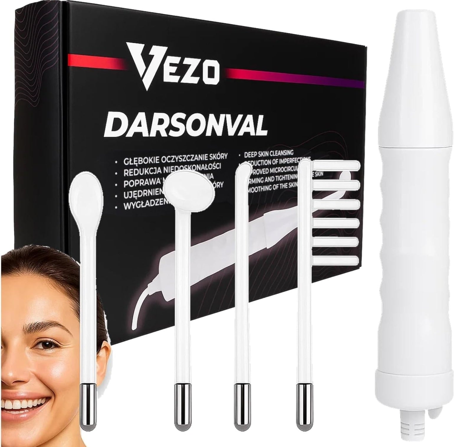 Darsonval Dermawand for Hair and Face Anti-Wrinkle Scalp