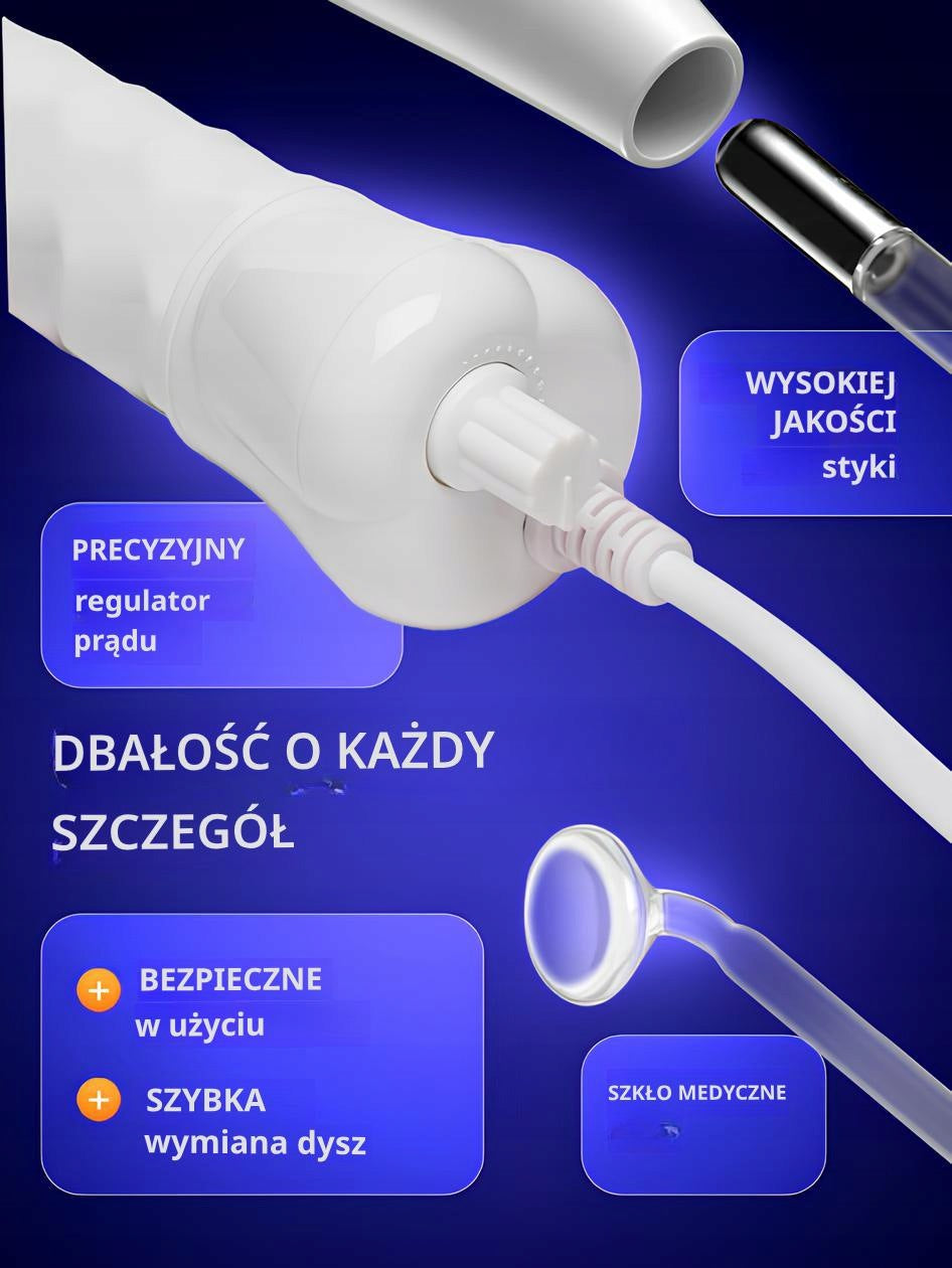 Darsonval Device for Face - Ozone Therapy, Liquid Adjustment, 4 Probes Manufacturer code 6928470962106