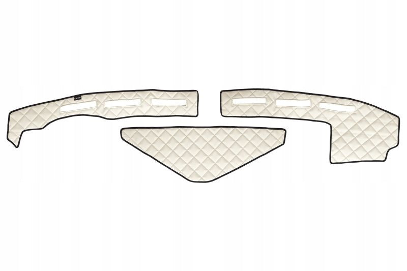 Dashboard mat, for RVI T 01.13-, champagne, ECO-Leather quilted,