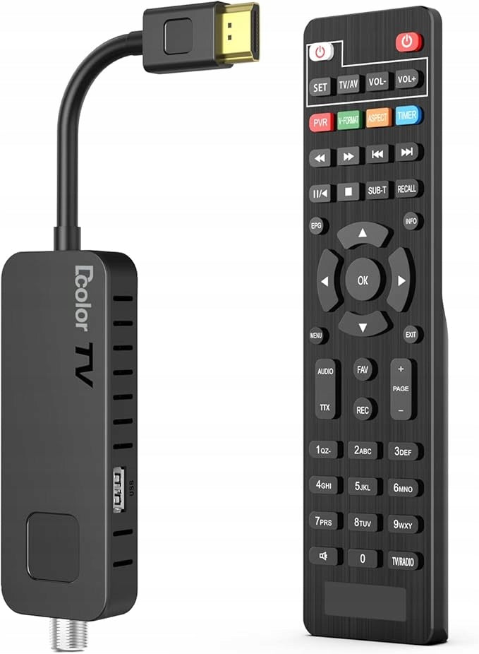Dcolor DVBS2 TV Stick DVB-S2 Satellite Tuner Full HD 1080p HDMI USB Packaging status original