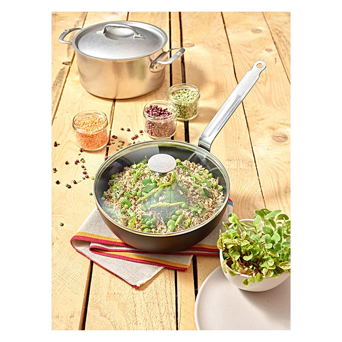 De Buyer CHOC INTENSE frying pan WOK 28cm FRANCE Additional information suitable for induction cooker oven safe heat-resistant handles