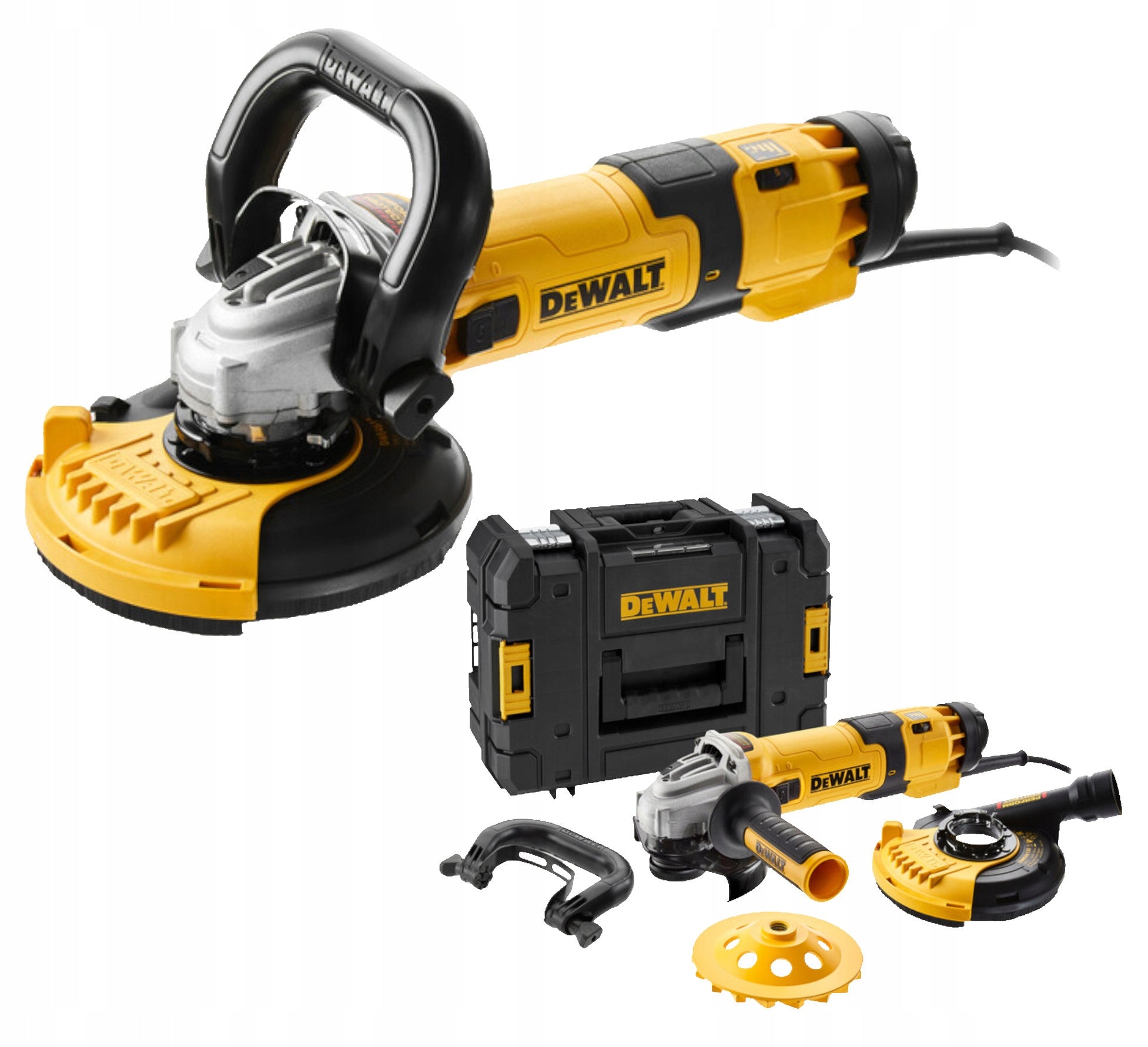 DeWALT Angle Grinder 125MM Concrete Milling Machine M14 1500W 230V DWE4257KT