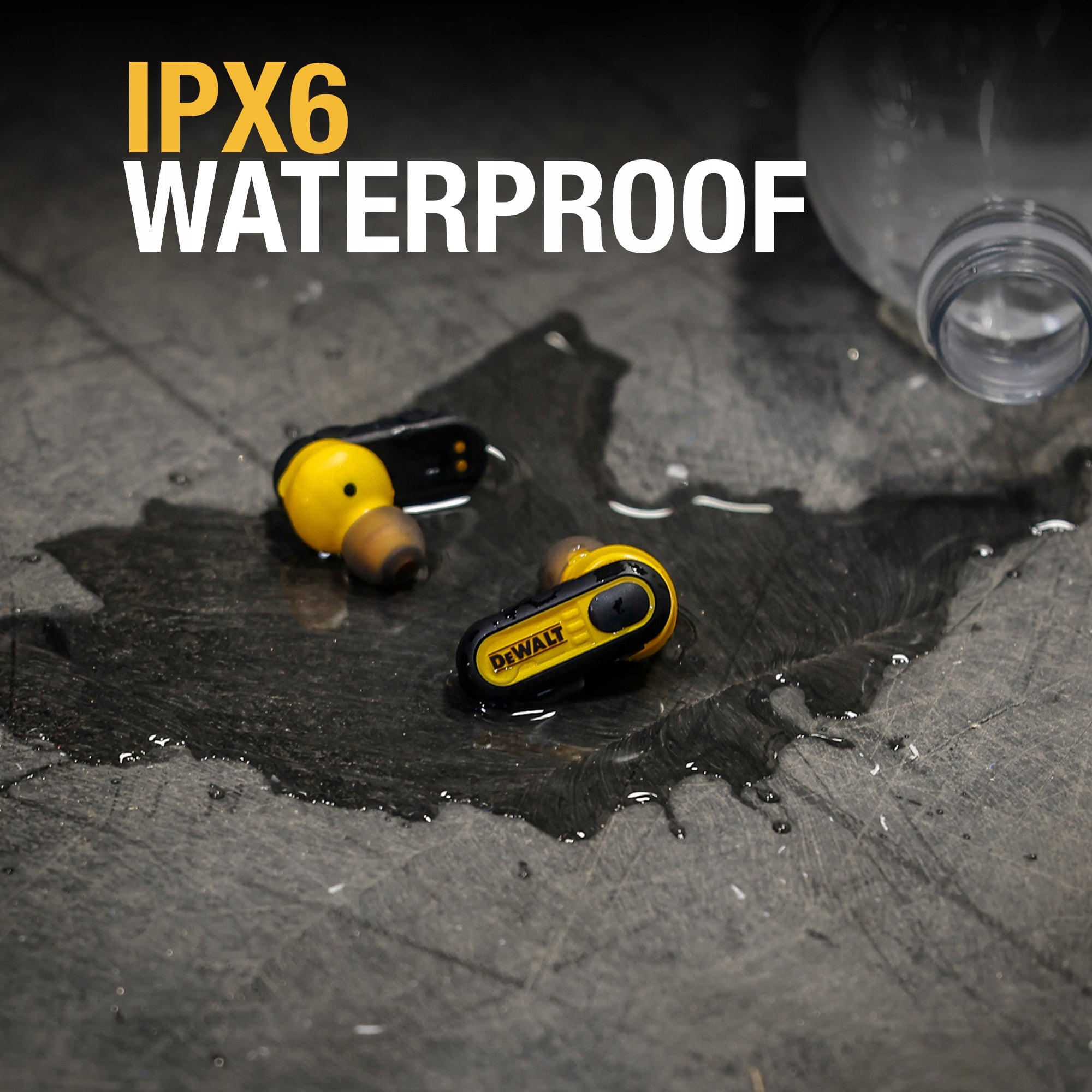 DeWalt Bluetooth IPX6 36h Earbuds Brand DeWalt