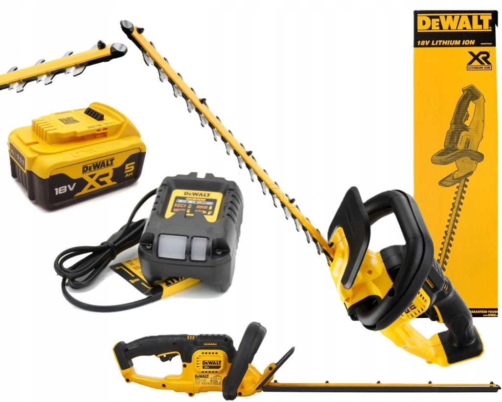 DeWalt DCM563P1 Hedge Trimmer 55cm 18V XR Set 1x5Ah