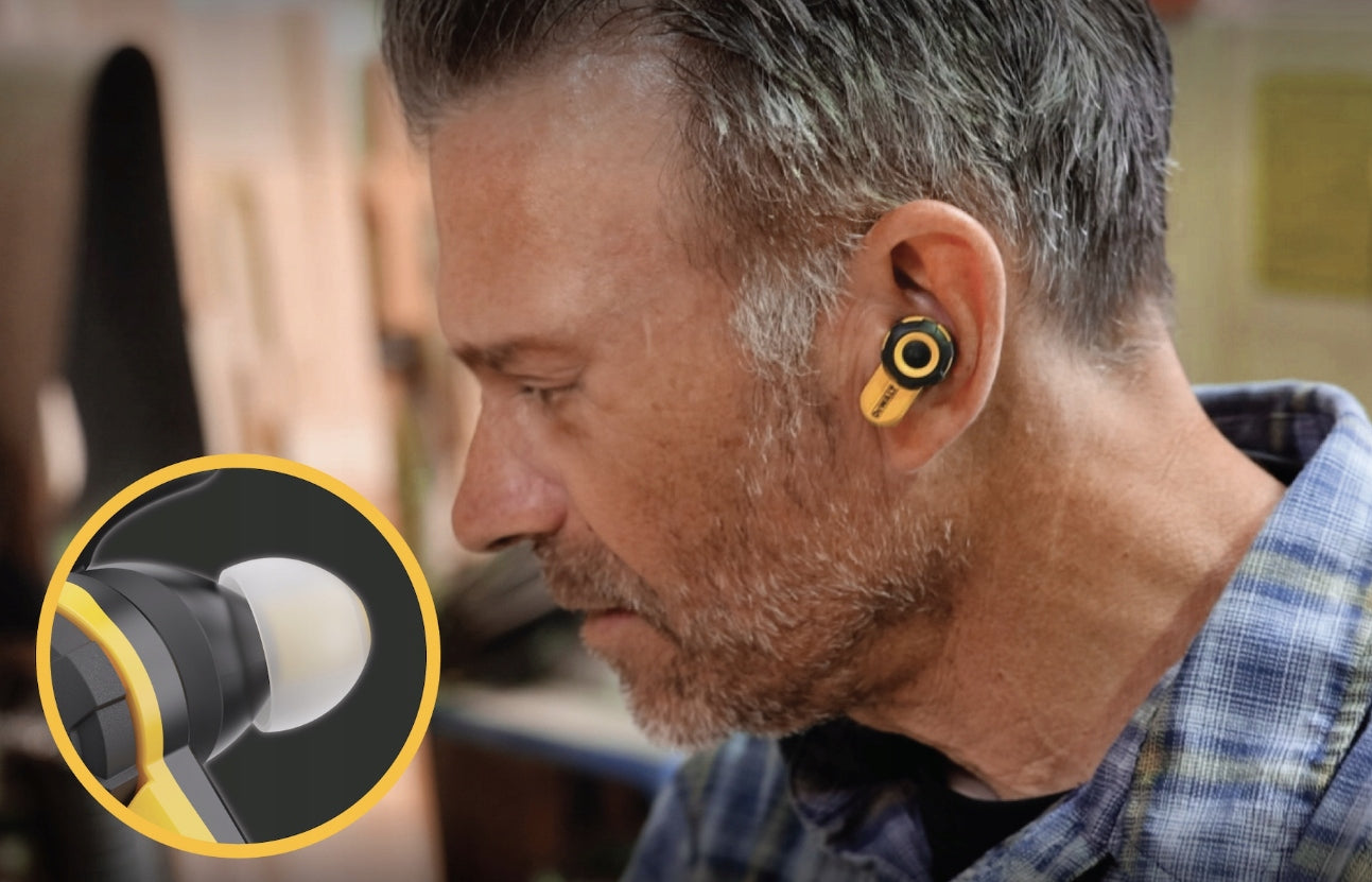 DeWalt EARBUDS with microphone ANC Bluetooth 5.0 IP54 Packaging status original