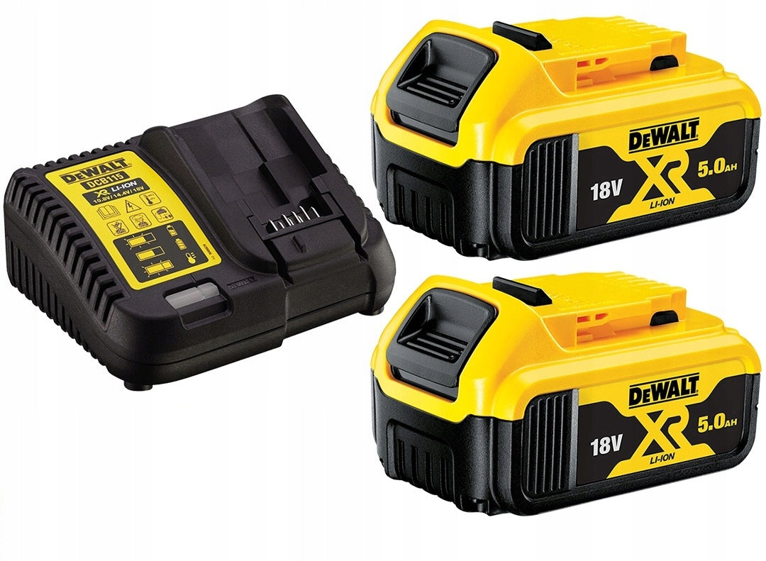 DeWalt Set of 3 power tools COMBO DCG405 DCD796 DCF899 2x5Ah 18V XR Manufacturer code DCKM009