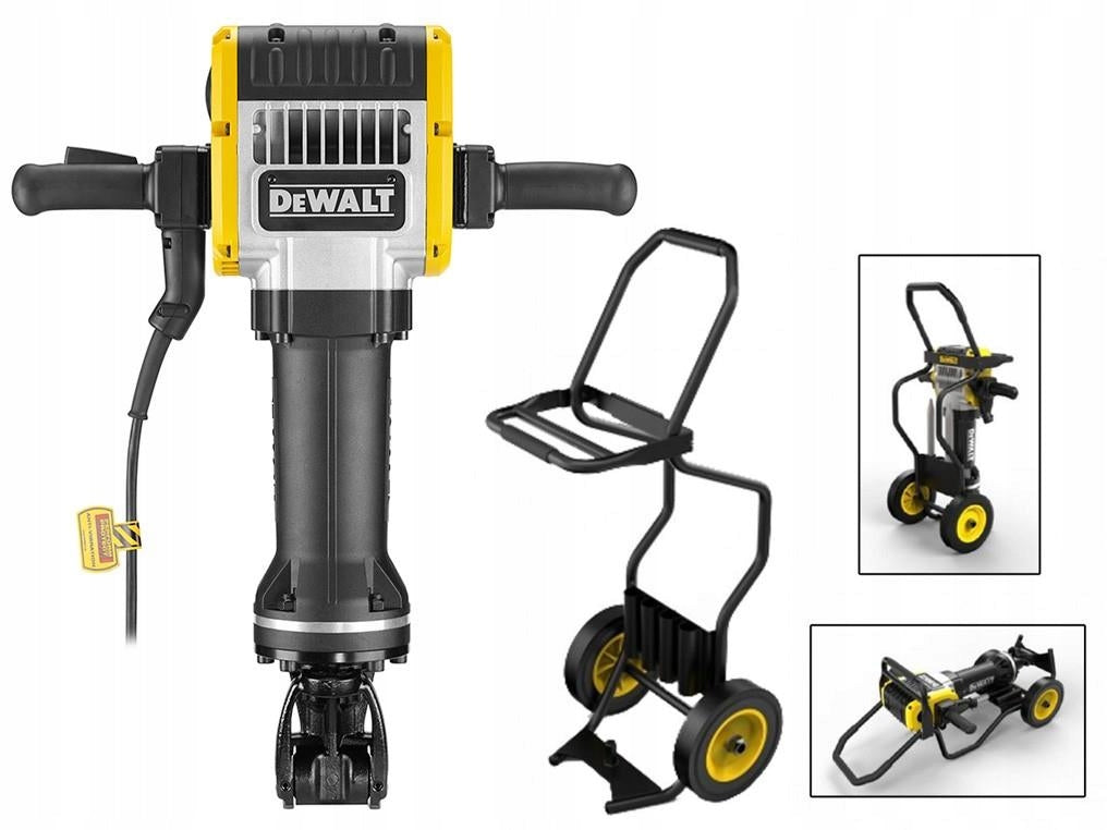 DeWalt demolition hammer handle HEX 28mm 2100W 62J 31kg + trolley D25981K Packaging status original