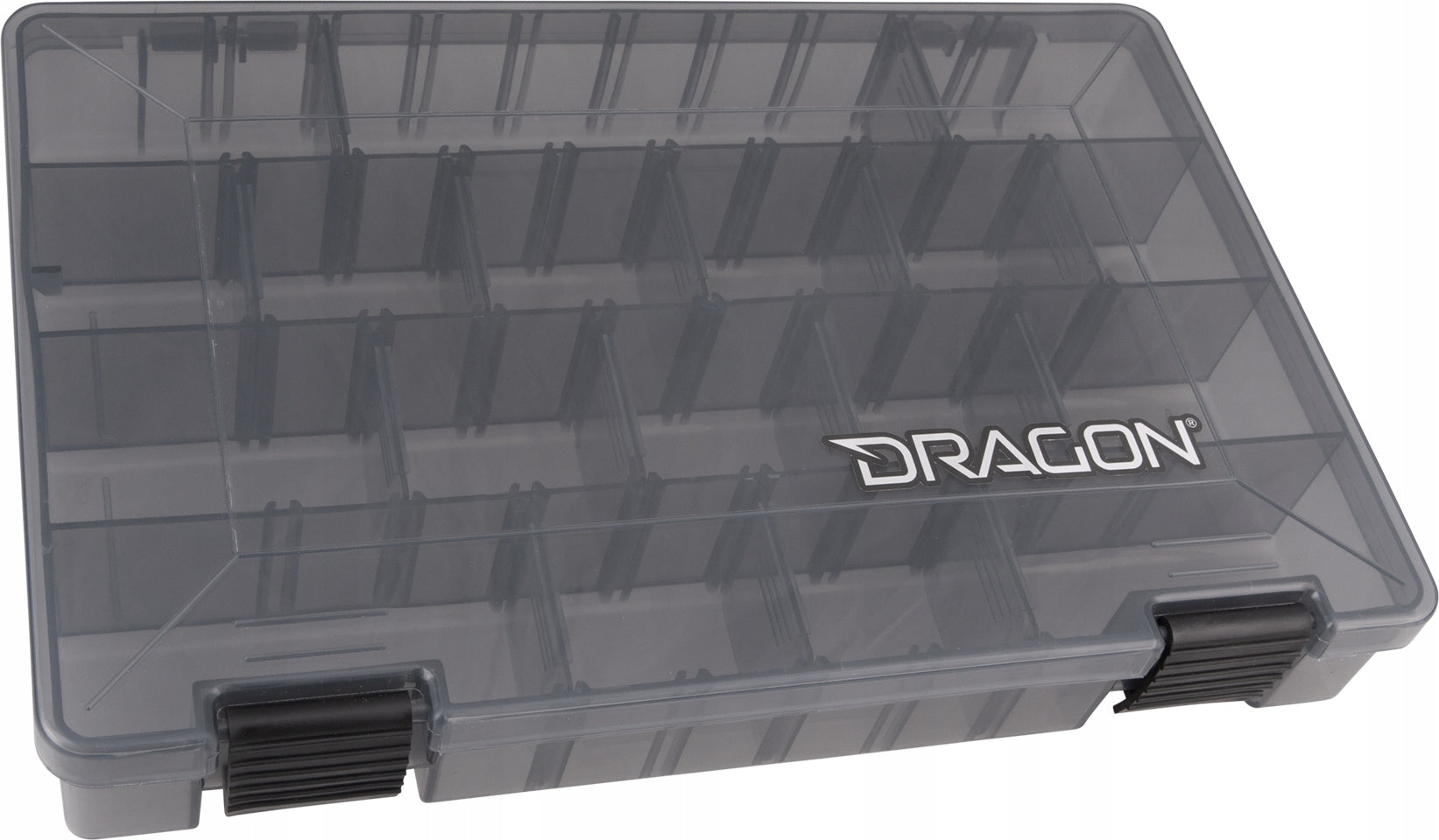 Decent Box for artificial lures DRAGON M 27 x 18.5 x 4.5 cm gunsmoke