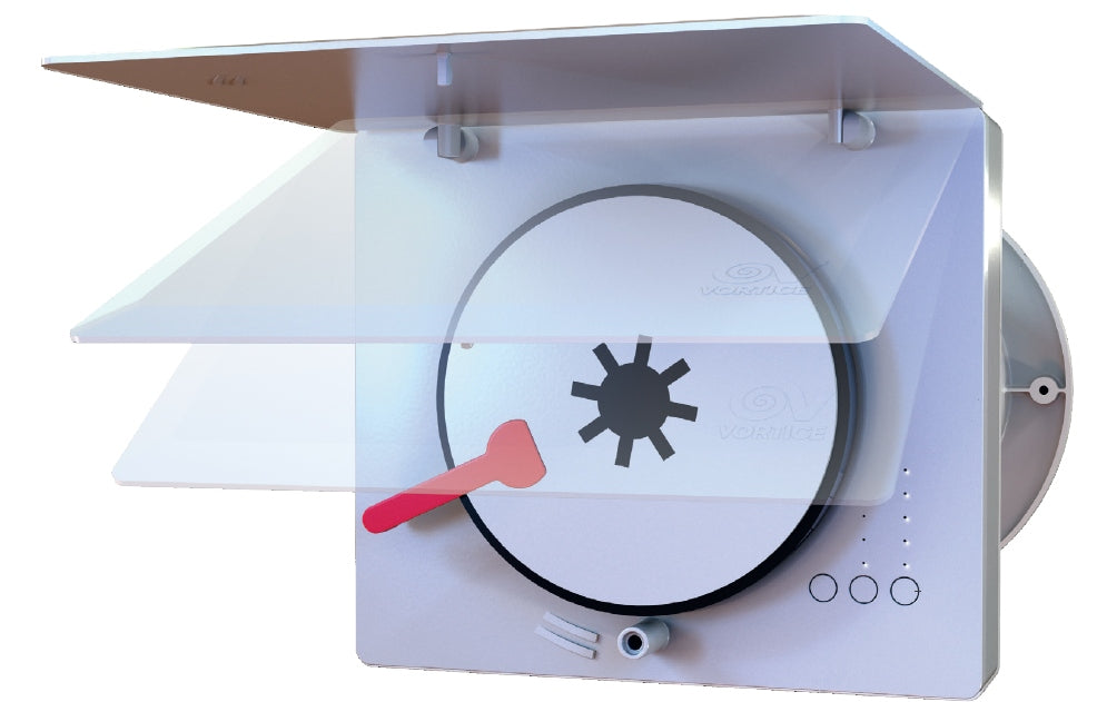 Decentral recuperator 100 38m3h VORTICE Super Quiet Manufacturer code 12434
