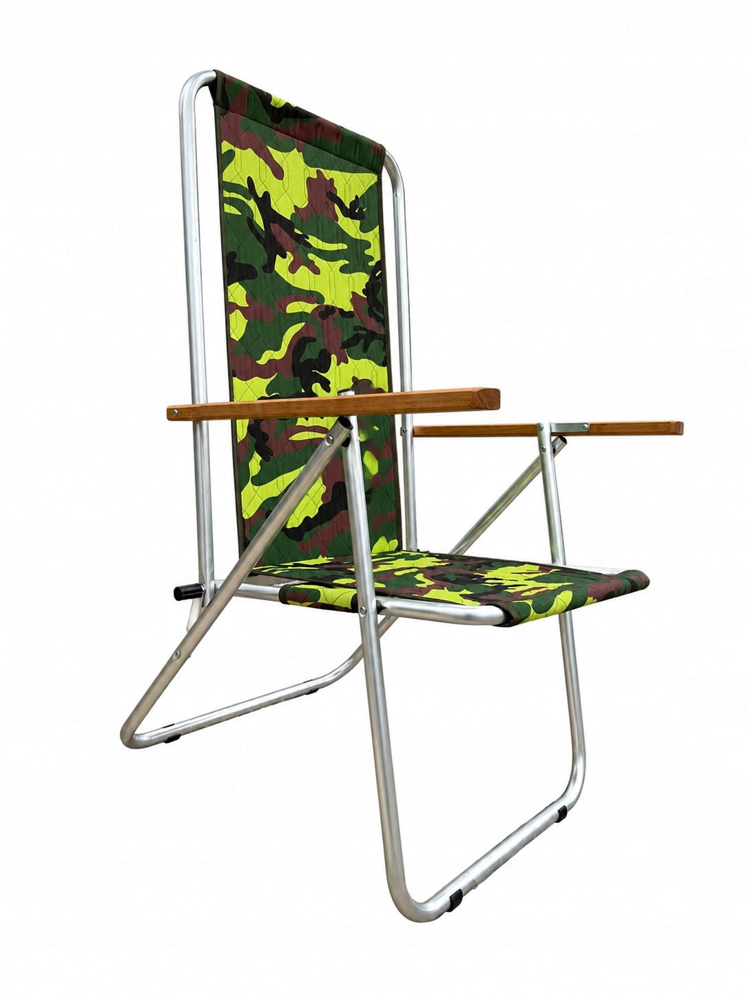 Deckchair Aluminum Two Position Fishing Moro Solid Manufacturer code LEŻAK PLAŻOWY OGRODOWY SKŁADANY FOTEL