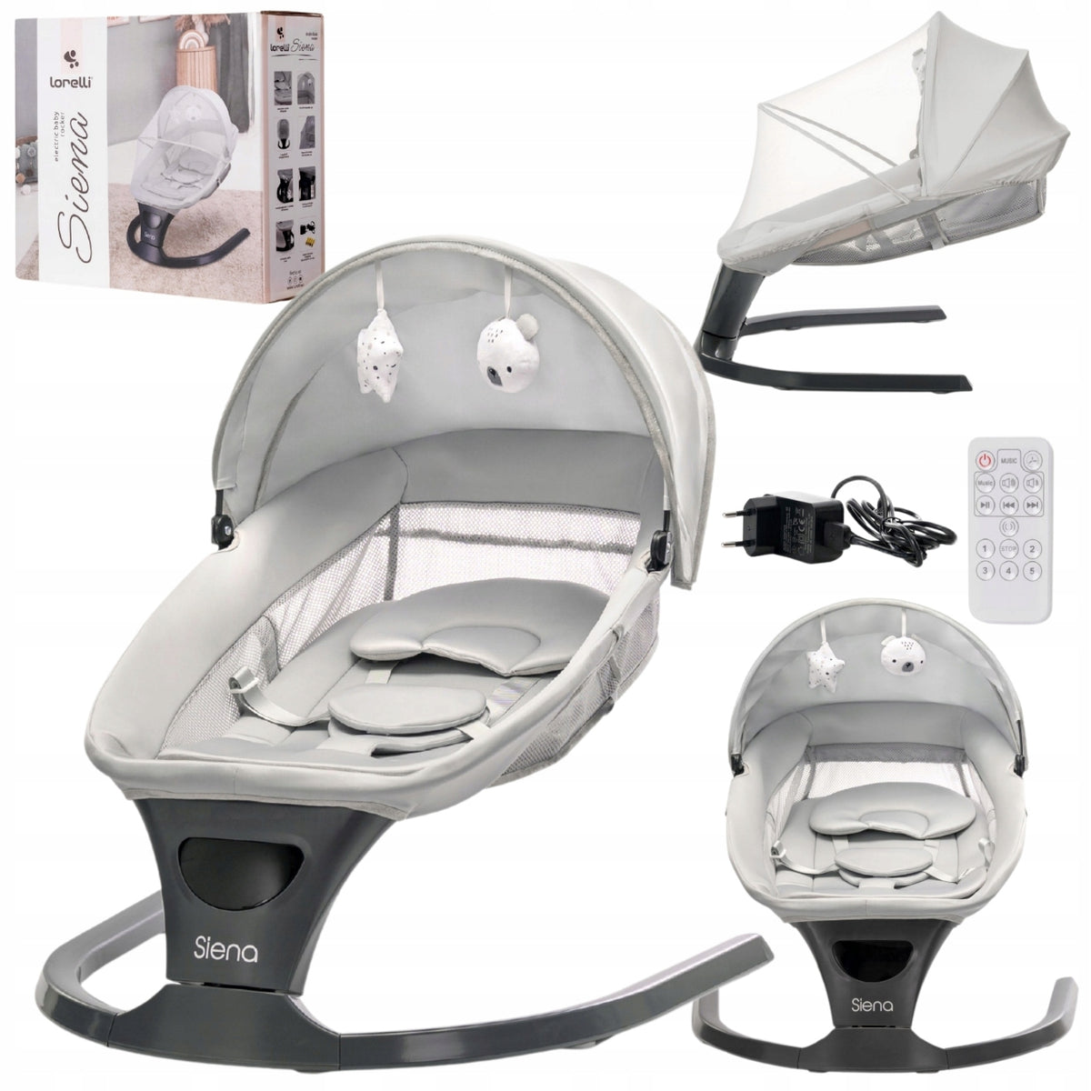 Deckchair Electric Rocker For Remote Control Bluetooth Melodies for Babies