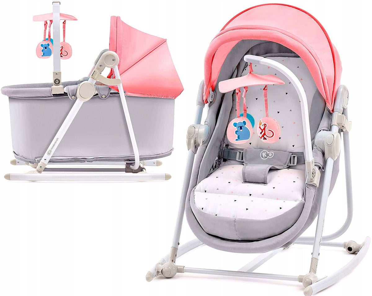 Deckchair Rocker Cot Kinderkraft Unimo Up 5in1 Pink Manufacturer code KBUNIMUPPNK0000