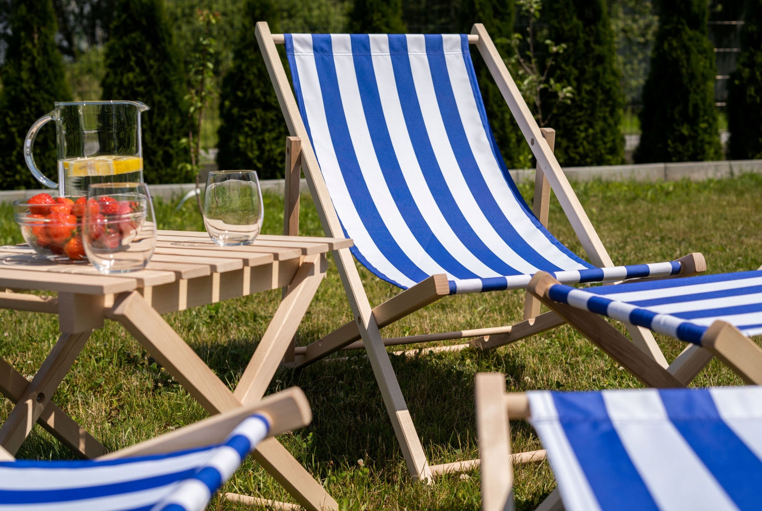 Deckchair WOODEN BEACH DECKCHAIRS wooden MANUFACTURER Brand Dendro