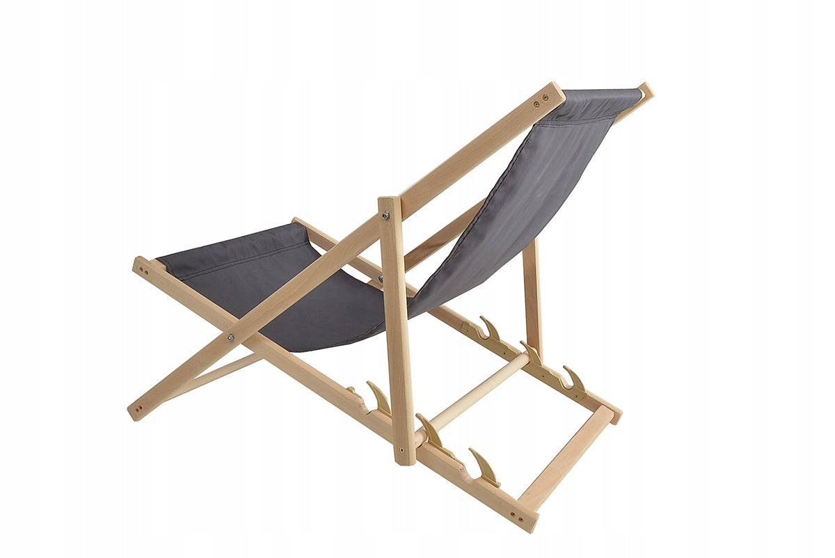 Deckchair WOODEN BEACH DECKCHAIRS wooden beach comfortable Model Klasyczny